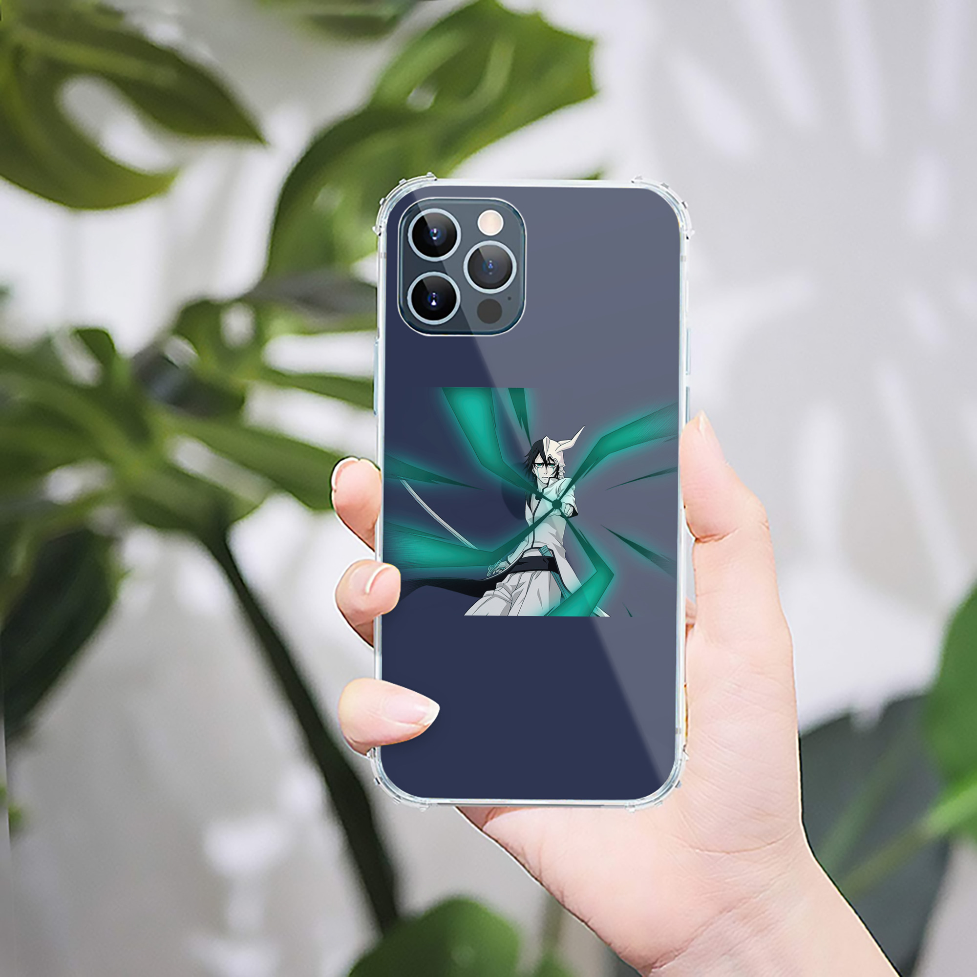 （画像用） ブリーチ ウルキオラ·シファー BLEACH Ulquiorra cifer 【iPhone 12シリーズ対応】透明スマホケース（クリアソフトケース）